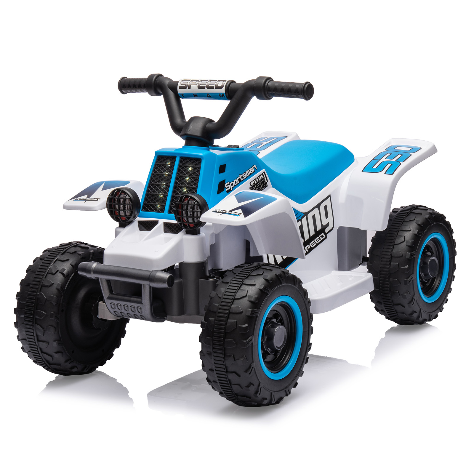 6V キッズライドオン ATV、充電式バッテリー駆動おもちゃの車、前進/後退機能付き、時速 1.5 マイル、耐荷重 55 ポンド、対象年齢 3 歳