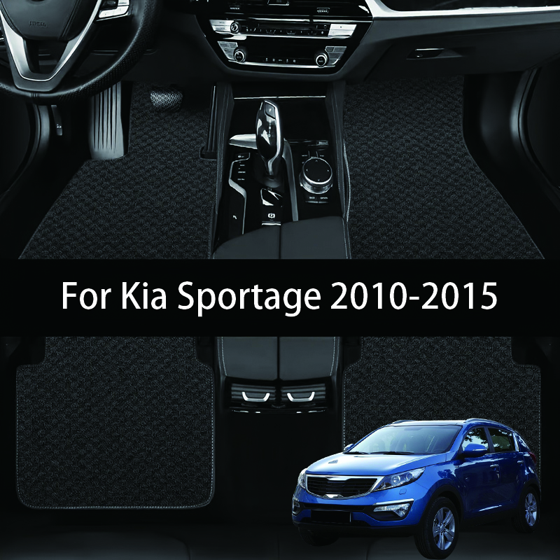 カスタムフィット車のフロアマット起亜 Sportage NQ5 燃料バージョンハイブリッド 2010 2014 2018 2022 2025 フルセットオートインテリアアクセサリー