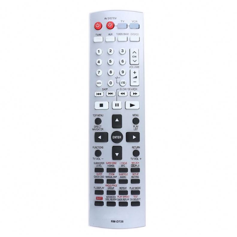 RM-D728 工場価格パナソーニ テレビ アクセサリー新しいデザイン ユニバーサル リモコン 433mhz 周波数無料サンプル