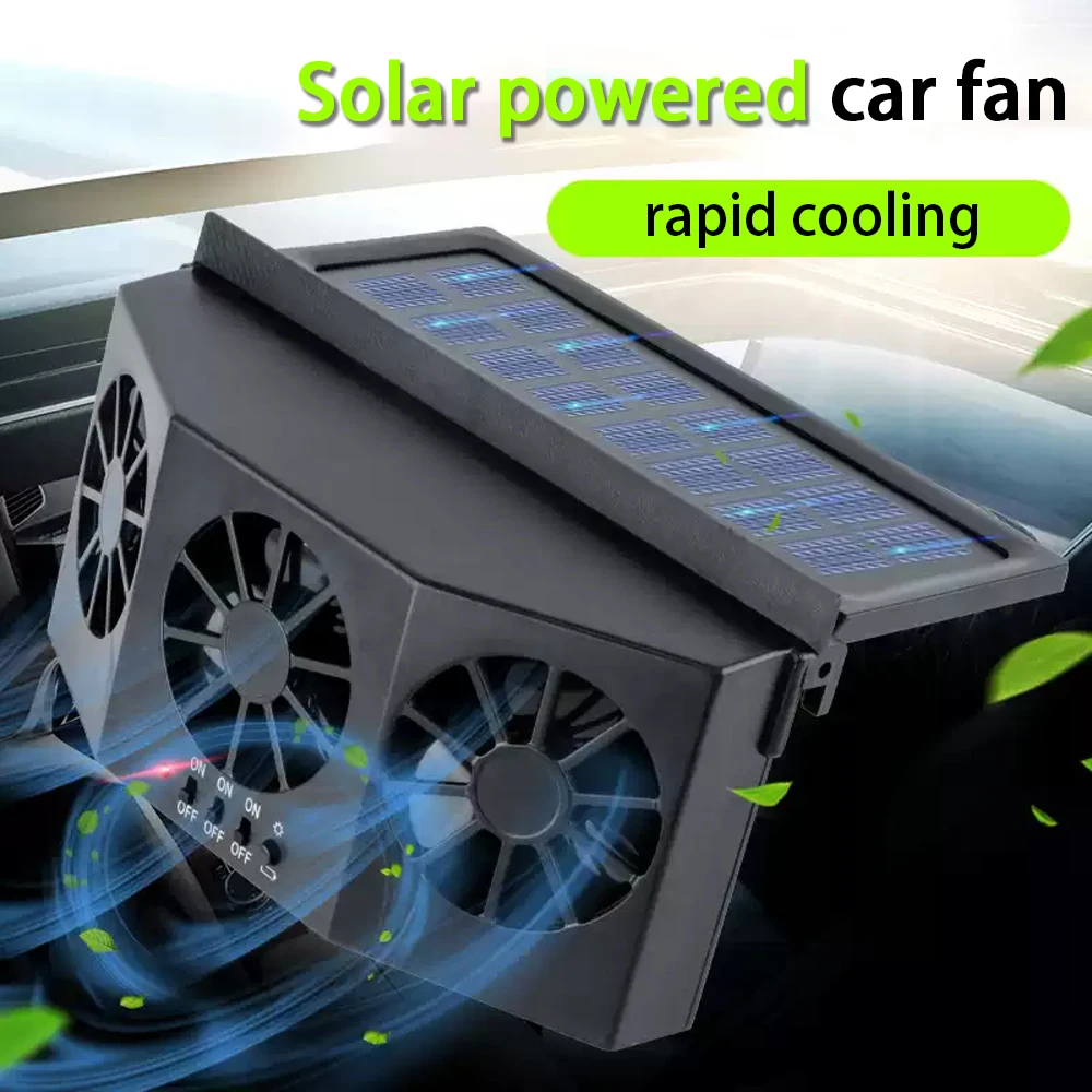 太陽光発電換気扇、車窓排気ファン、車載扇風機、換気ラジエーター、車内冷却排気ファン