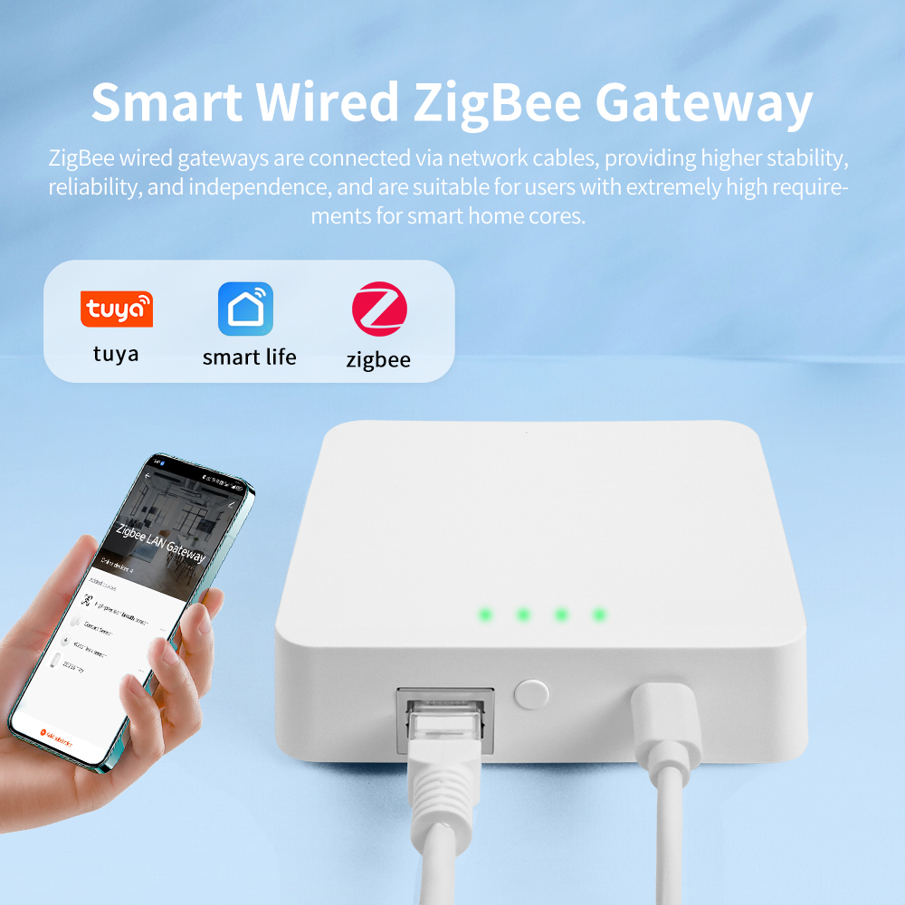 Tuya Zigbee ハブ スマート ホーム コントロール パネル 有線ゲートウェイ オートメーション 住宅用スマート ライフ コントロール Alexa をサポート