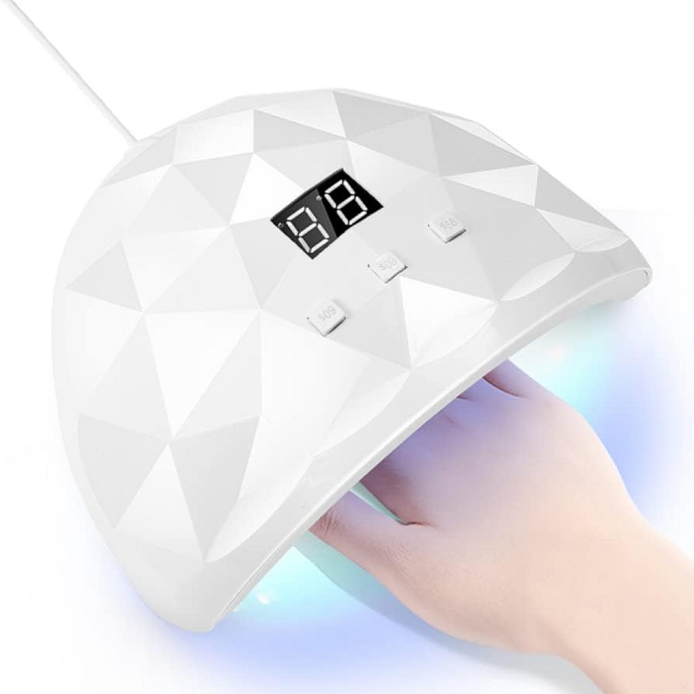 LINMANDA ネイルランプ 88 ワット 18LED uv ライト爪硬化ランプ 3 タイマー設定ネイルドライヤージェルポリッシュライト自動センサー付き
