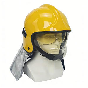 消防ヘルメット FFH-03 プロ用消防士ヘルメット PC/PEI 素材 A/B 級耐火・耐熱フェイスシールド 耐熱フェイスシールド