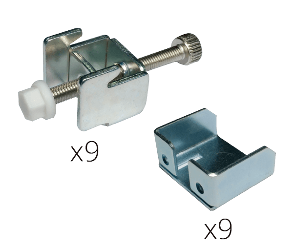 IEI製パネル取り付けキット（クランプとネジ付き、産業用コンピュータ用）（アクセサリ_FPK-01）
