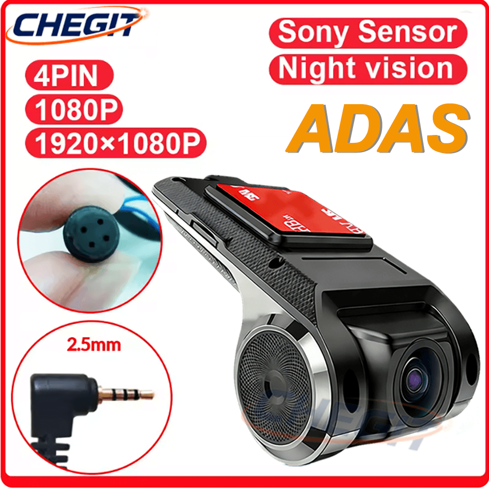 車 DVR ダッシュカムフル HD 1080P ダッシュカム DVD Android プレーヤー ADAS LDWS ナビゲーションユニット自動オーディオ音声アラームビデオ録画