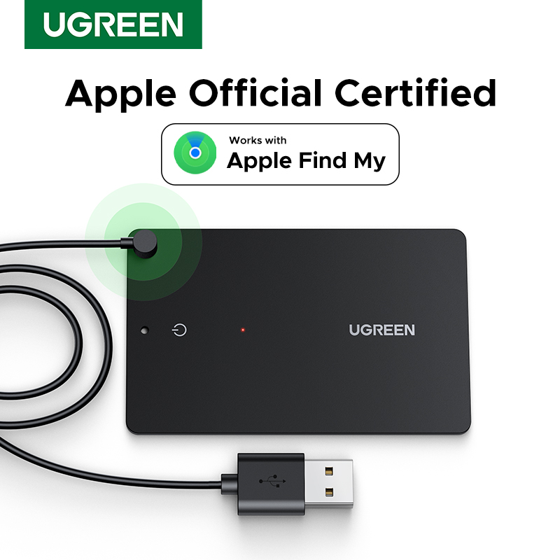 UGREEN セキュリティ SmartTrack カードは Apple Find My Wallet と連携 Bluetooth トラッカー 電話ファインダー 耐水性 (iOS のみ)