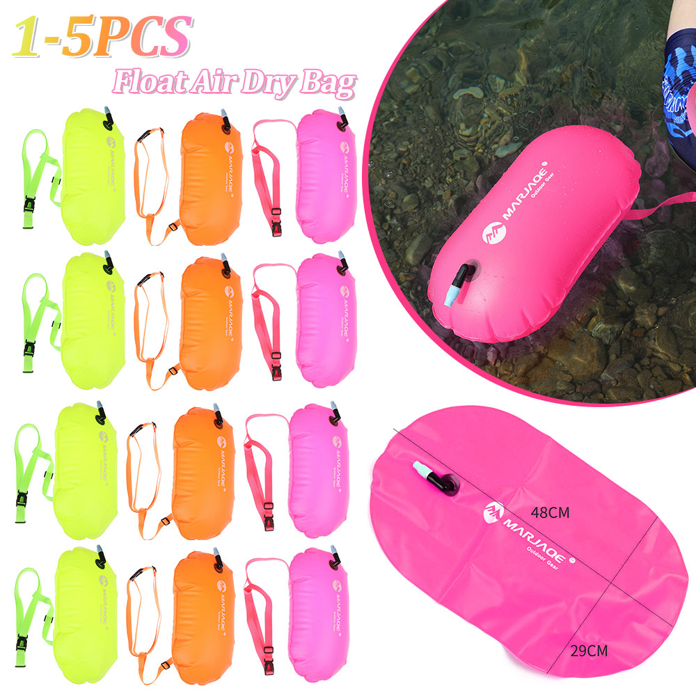 PVC 水泳ブイ安全エアドライ牽引バッグフロートインフレータブルサーフィンダイビング救命ウォータースポーツ信号ドリフトバッグ
