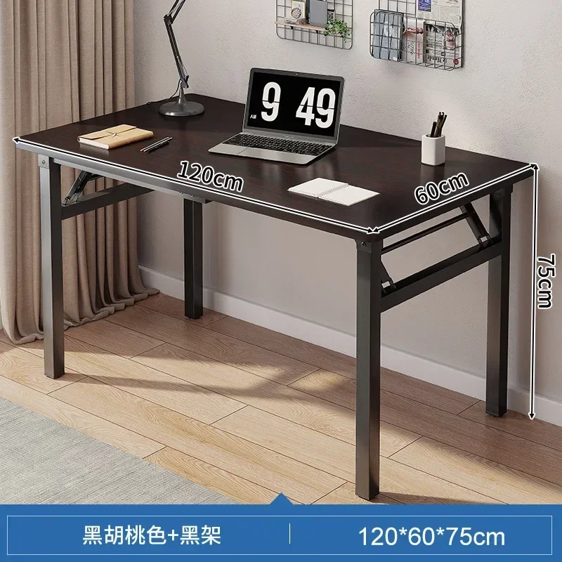 家庭用家具折りたたみ式コンピュータテーブルデスクトップデスクホームデスク寝室レンタルハウス小さなテーブルシンプルな書斎ライティングデスク