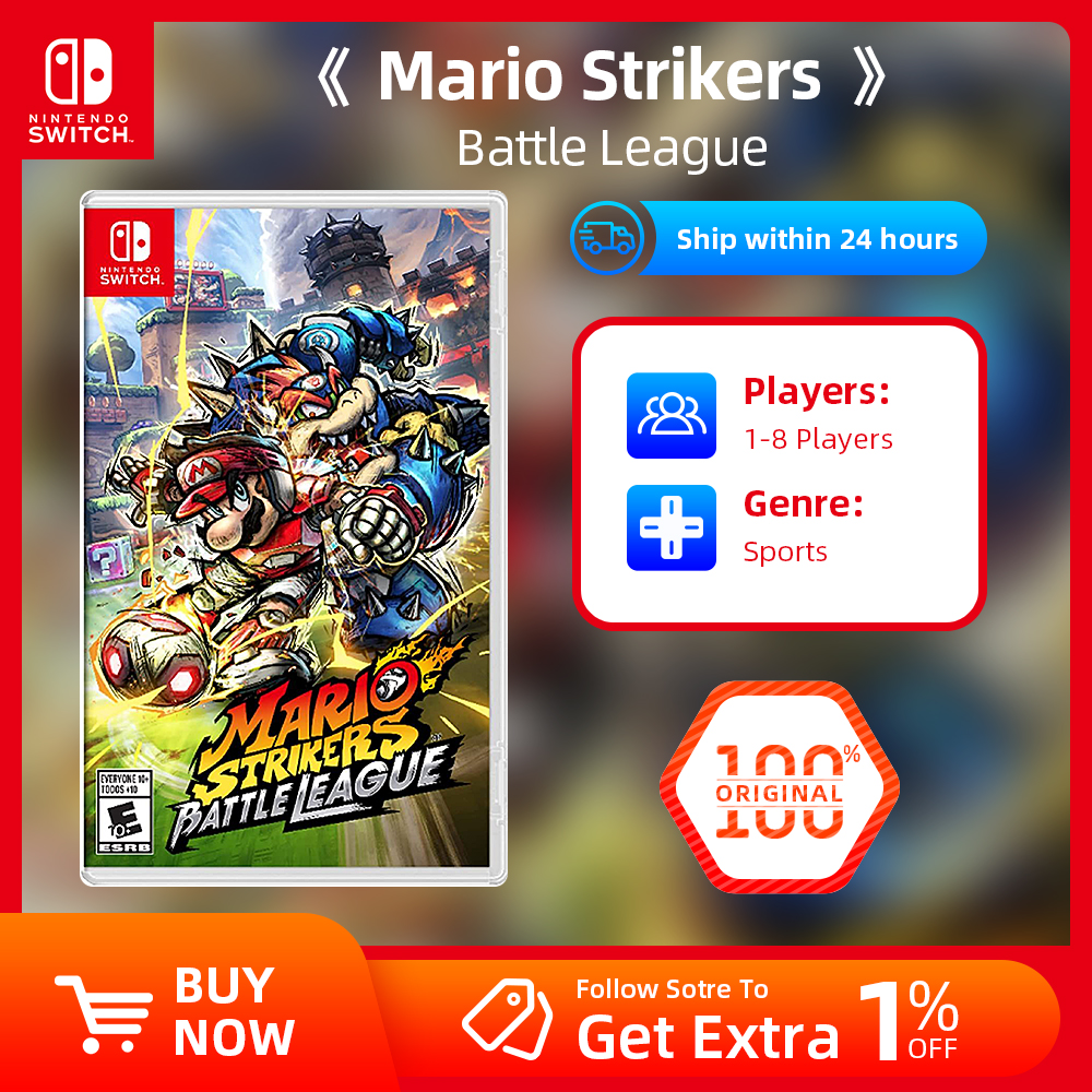 Nintendo Switch ゲーム セール - マリオ ストライカーズ: バトル リーグ - TV テーブルトップ ハンドヘルドをサポート