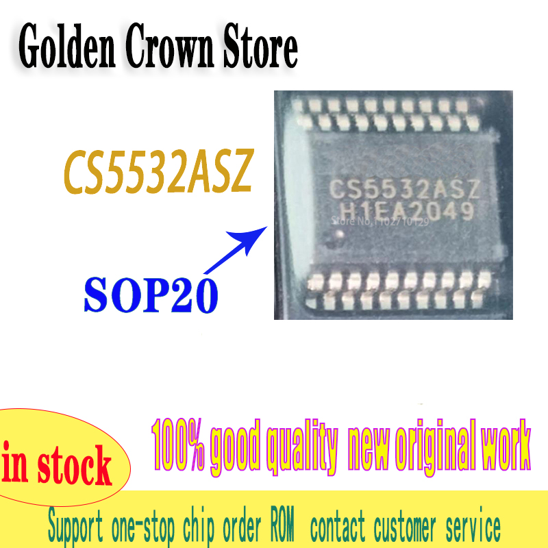 1-10 ピース/ロット CS5532 CS5532ASZ CS5532-ASZ SOP20 SMD アナログデジタルコンバータノイズプロセッサ IC チップ新オリジナル在庫