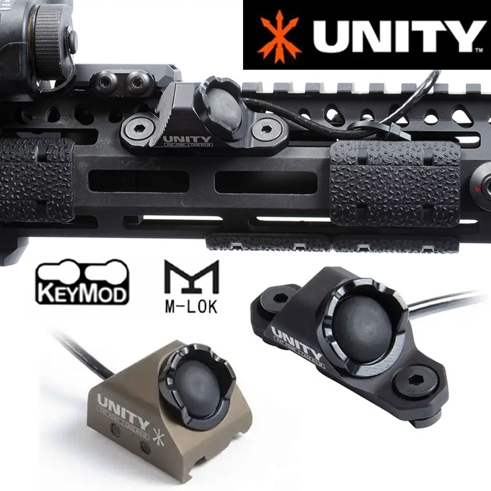 ユニティホットボタン戦術リモート圧力スイッチフィット 20 ミリメートルレール Mlok Keymod レールシュアファイア M300 M600 スカウトライト 2.5/3.5 ミリメートル/SF