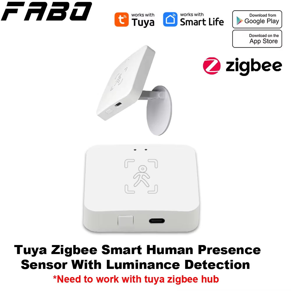 Zigbee 人間存在検出器 Tuya スマートホーム MmWave レーダー Pir モーションセンサー 輝度距離検出モニター 呼吸