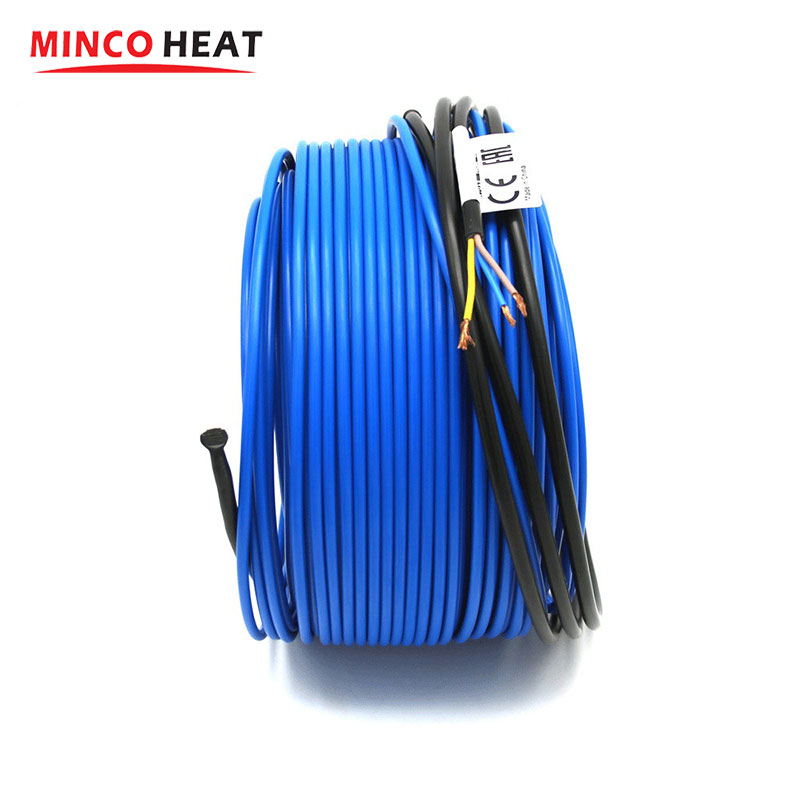 加熱ケーブル電気ホットラインタイルラミネート床暖房システムの下の新しいツイン導体20W/mミンコヒートの低コストケーブル