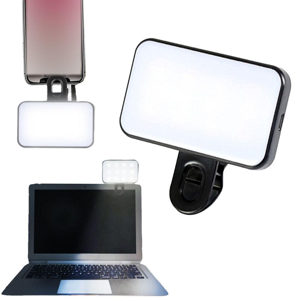 ポケット LED Selfie ライト IPhone IPad 携帯電話ラップトップクリップフラッシュフィルビデオ写真リングライト写真撮影ランプ