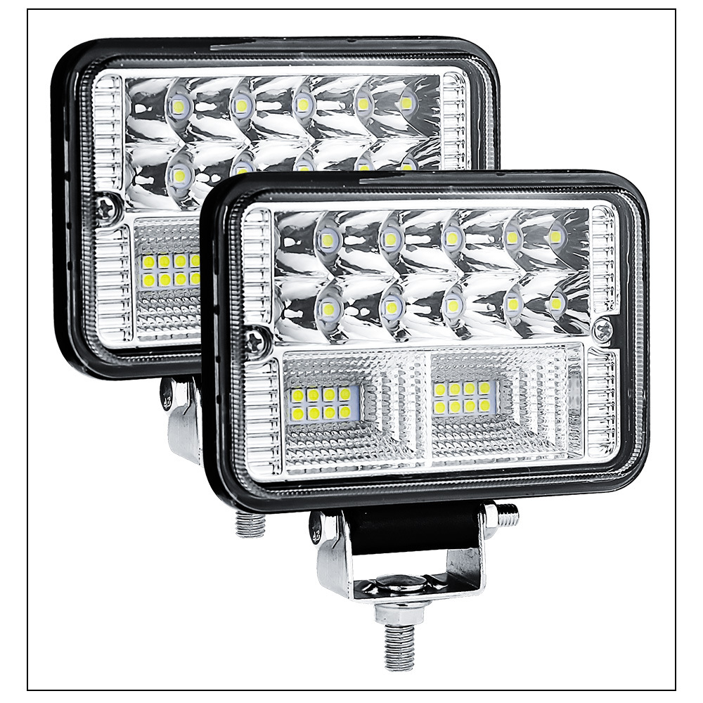 4インチ LED トラックトレーラーワークライト スポットランプバー 78W 12V 24V スクエア LED ライト 26LED 車オフロードトラクターボート 4x4 ATV ワークライト用