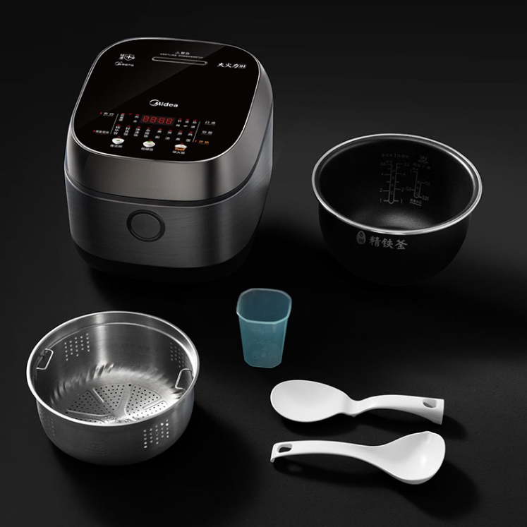 3L 3D IH ハイパワー炊飯器洗練された鉄鍋金属ボディスマート多機能ライス