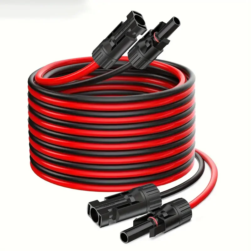 236 インチ/6 メートルソーラーパネル延長ケーブル 14AWG ソーラー延長ケーブルキット女性男性コネクタ付き RV 発電所