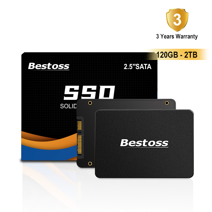 Bestoss ハードドライブソリッドステートドライブ 120 ギガバイト 128 ギガバイト 240 ギガバイト 256 ギガバイト 480 ギガバイト 512 ギガバイト 1 テラバイト 2 テラバイト SSD 2.5 インチ Sata 3.0 コンピュータ用