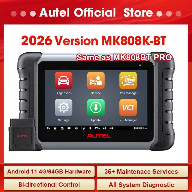 Autel MaxiCOM MK808KBT PRO 診断ツール MK808KBT OBD2 スキャナ コード リーダー すべてのシステム MK808BT PRO と同じ