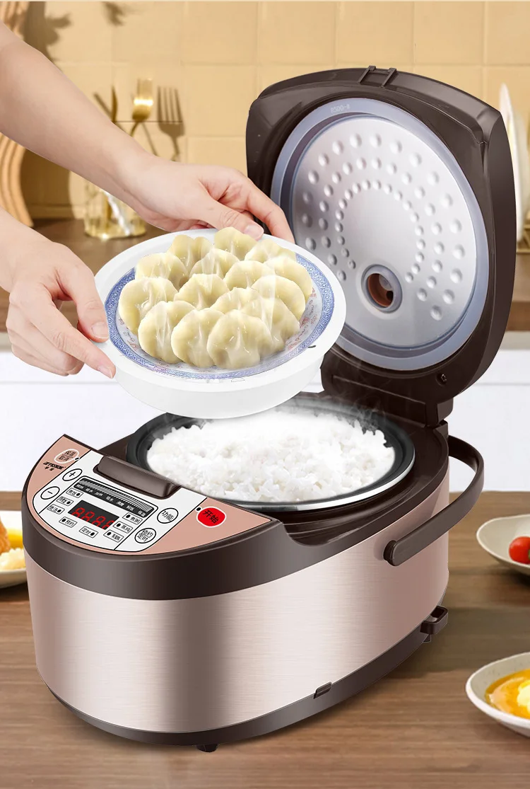 220V PESKOE 電気炊飯器多機能スマートタイマー家庭用調理鍋 CDD