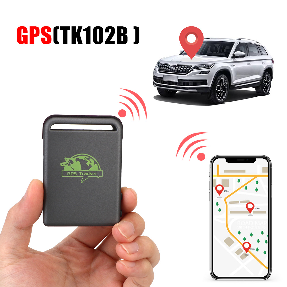 車の車両追跡ロケーターデバイススマート Bluetooth GSM GPRS GPS トラッカー TK102B 速度超過警報自転車オートバイアクセサリー