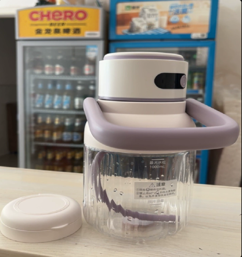 USB Zhenmi ジューサーカップ、健康的な生活のためのポータブルミニジューサー、多機能 DB 付きワイヤレス充電ジュースメーカー