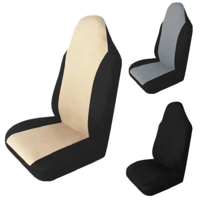 1pc ユニバーサル車のフロントシートカバーカーシートプロテクタークッションパッド保護カバーカーシート車のスタイリングオートアクセサリー