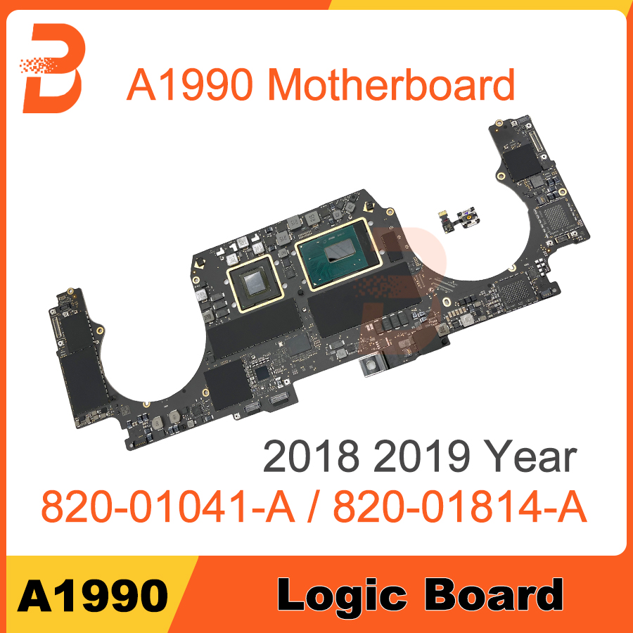 オリジナルラップトップロジック MacBook Pro 15 "A1990 マザーボードボード 820-01041-A 820-01814-A I7 I9 256 ギガバイト 512 ギガバイト 1 テラバイト 2018 2019 年