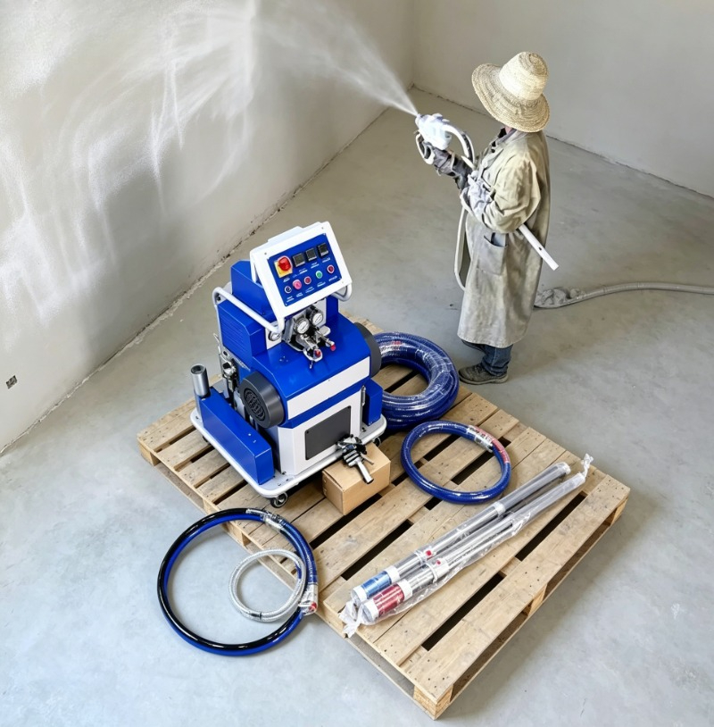 YG カスタマイズされた熱い販売クローズドセル Pu フォームポリウレタンスプレー機ポリ尿素スプレー機 CNMC-E3 屋根用