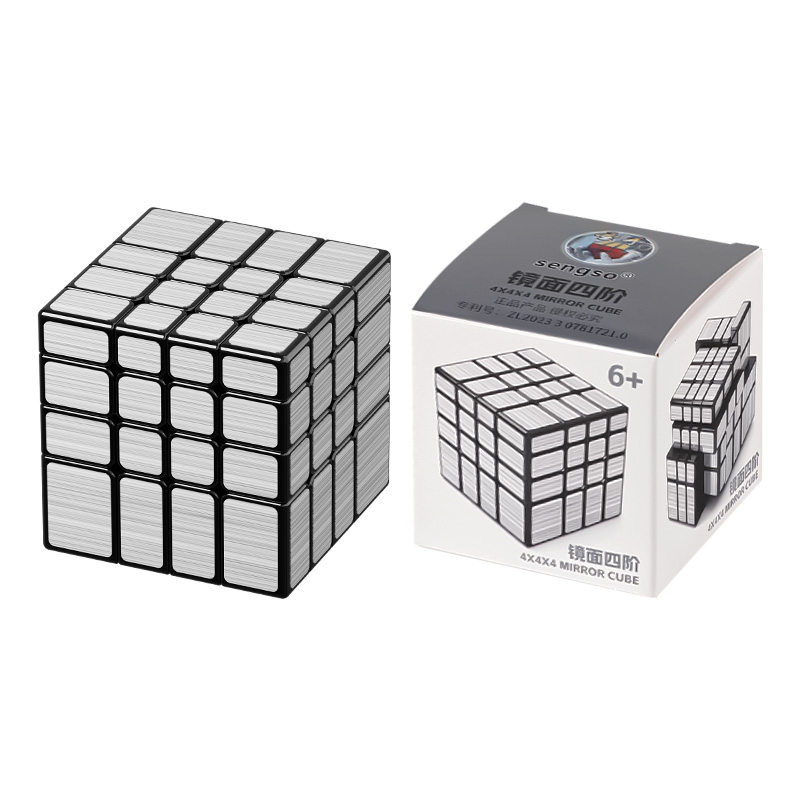 [Picube] Sengso 4x4x4 ミラー マジック キューブ プロフェッショナル 4x4 スピード パズル 子供用 おもちゃ ゲーム ギフト 4×4 特別なオリジナル Magico Cubo
