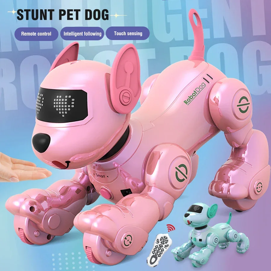 インテリジェントスタントペット犬歌ダンススマートインタラクティブ RC ロボットプログラミングリモートコントロールロボット犬子供のおもちゃギフト