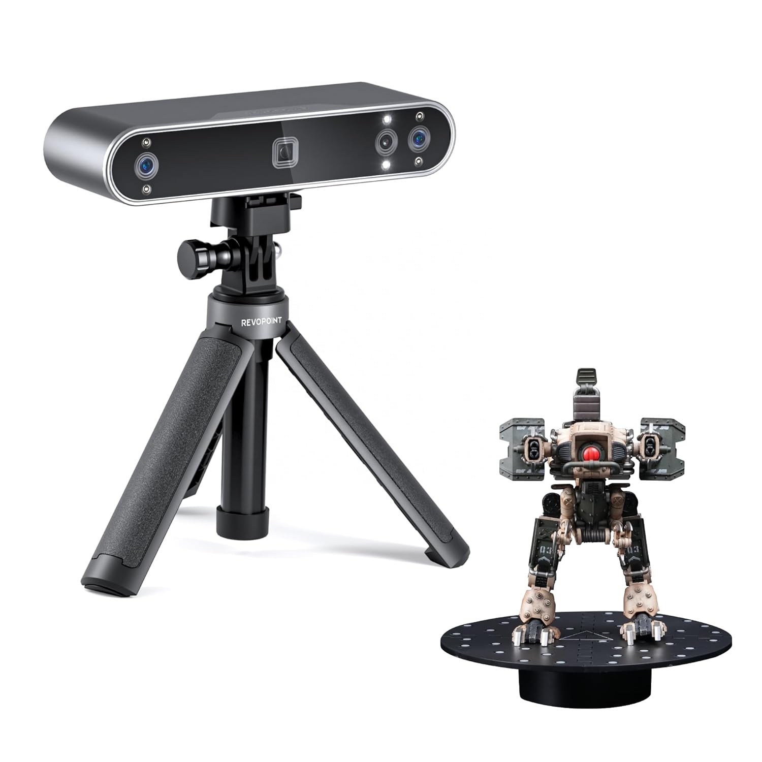 POP 3 Plus 高精度 0.05mm ハンドヘルド 3D スキャナー FDM 液晶デスクトップ 3D プリンター用