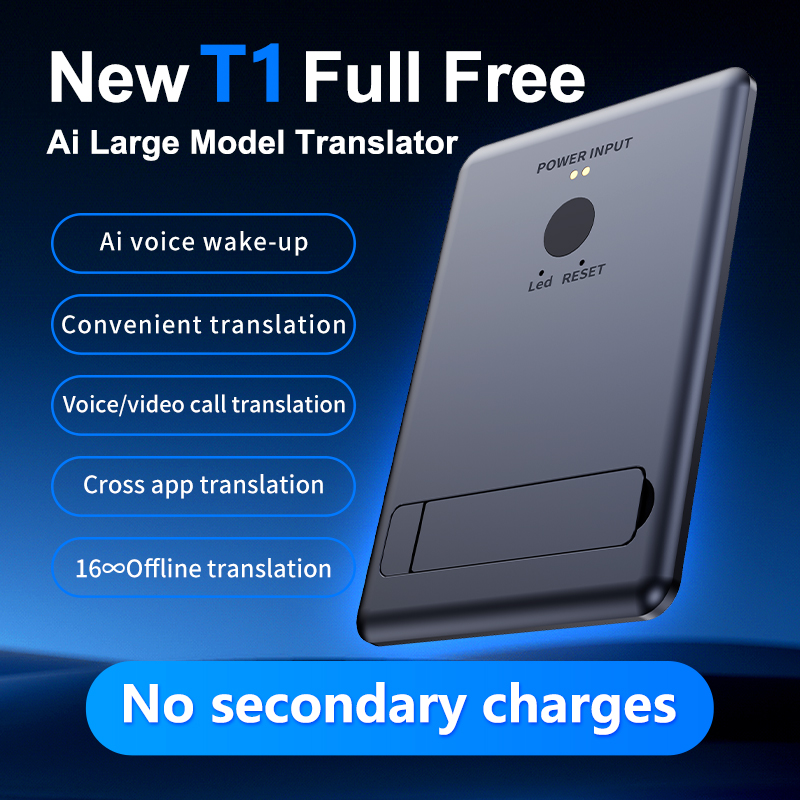 T1 AI 翻訳者 オンライン翻訳 144 オフライン翻訳 16 音声ビデオ翻訳 磁気サポート Android/Apple Phone
