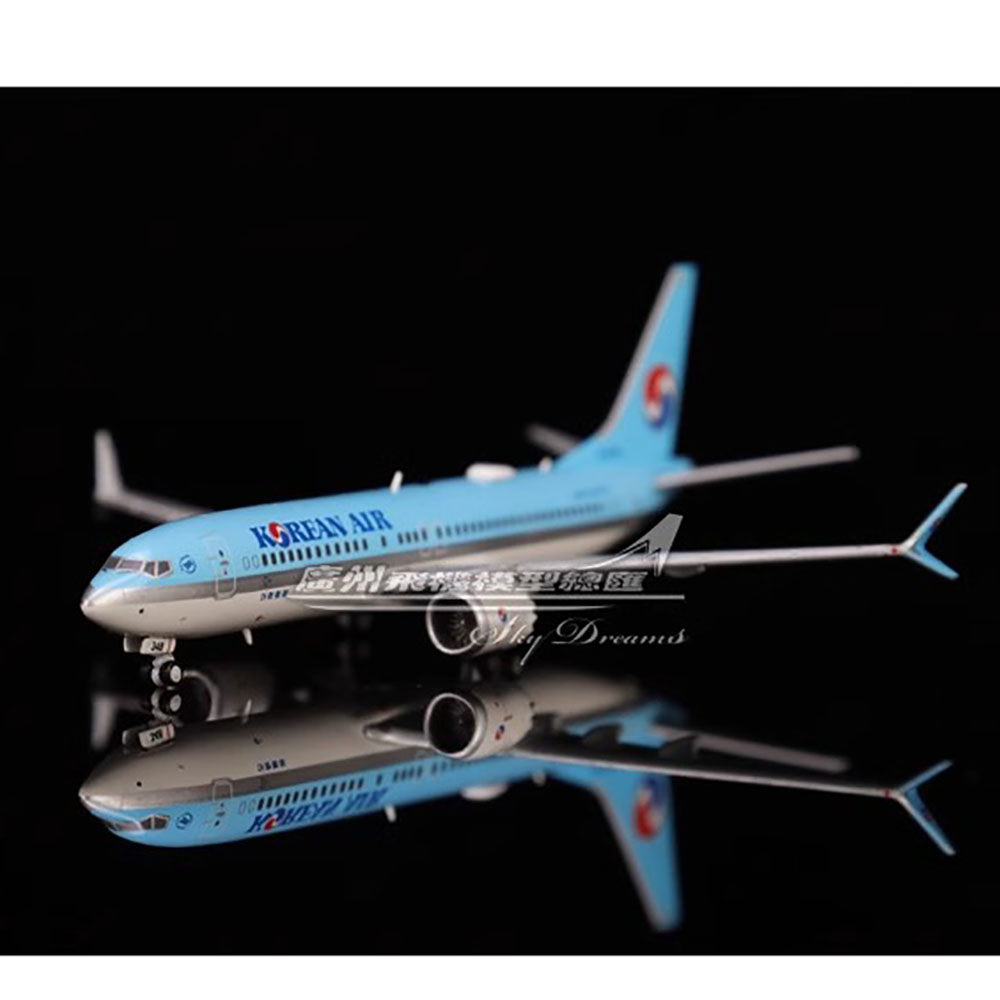 ダイキャスト JCWINGS EW438M002 大韓航空 B737 MAX 8 HL8348 航空機モデル 1:400 スケールシミュレーション飛行機モデルギフトおもちゃ