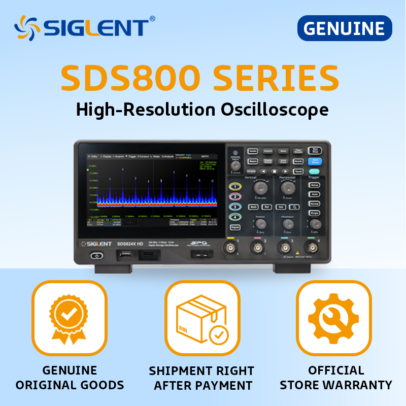 SIGLENT オシロスコープ SDS804X HD SDS814X HD SDS824X HD SDS802X HD SDS812X HD SDS822X HD 12 ビット デジタル オシロスコープ