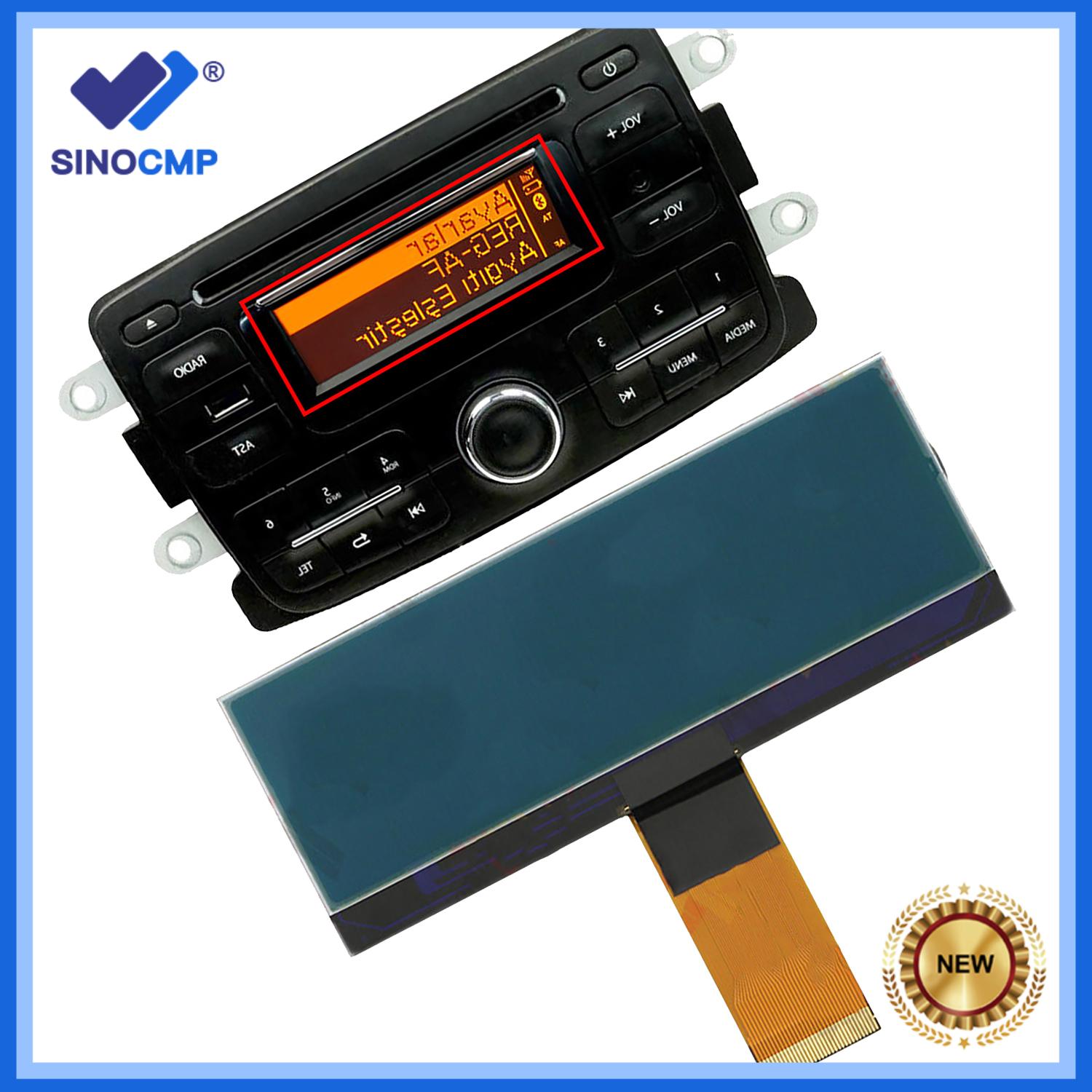 1pc lcd ディスプレイカーラジオステレオ AGC-1220RF-A AGC-0060RF-A ルノーダスターキャプチャローガンパルスシンボル 3rd 世代新自動車部品