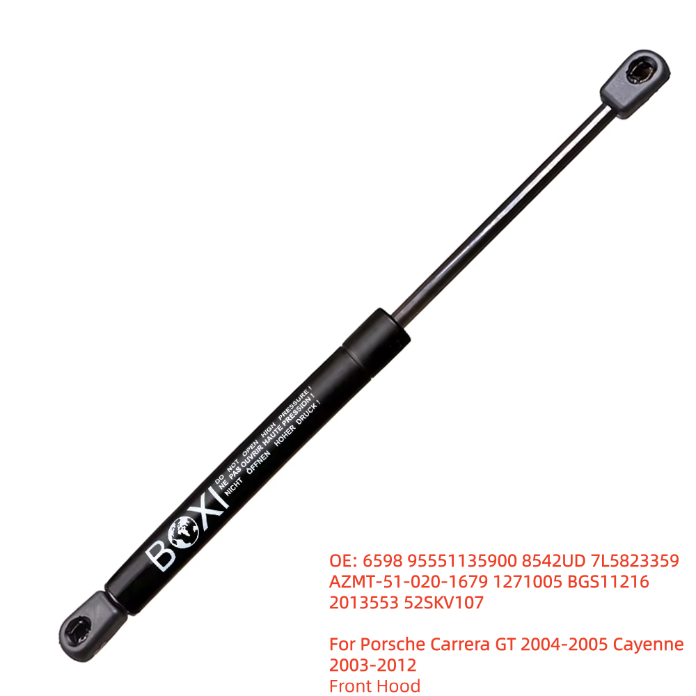 BOXI 1Pc フロントフードリフトサポートストラット 6598 95551135900 小道具ポルシェカレラ GT 2004-2005 カイエン 2003-2012 ガスストラット