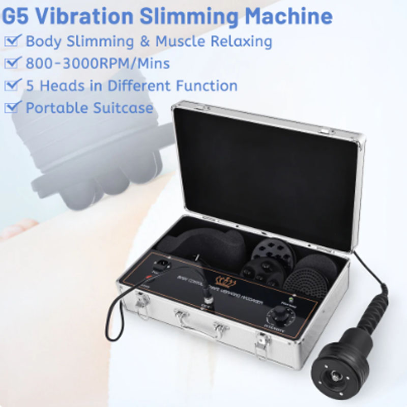 ミニポータブル G5 フィットネス振動セルライトマッサージャー痩身マシン減量皮膚引き締め