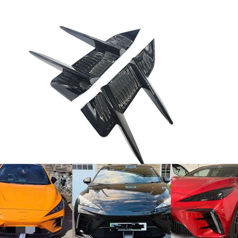 ペア車のフロントバンパースポイラーサイドエアベントトリムカバートリム MG 4 MG4 EV ムーラン 2023 2024 2025