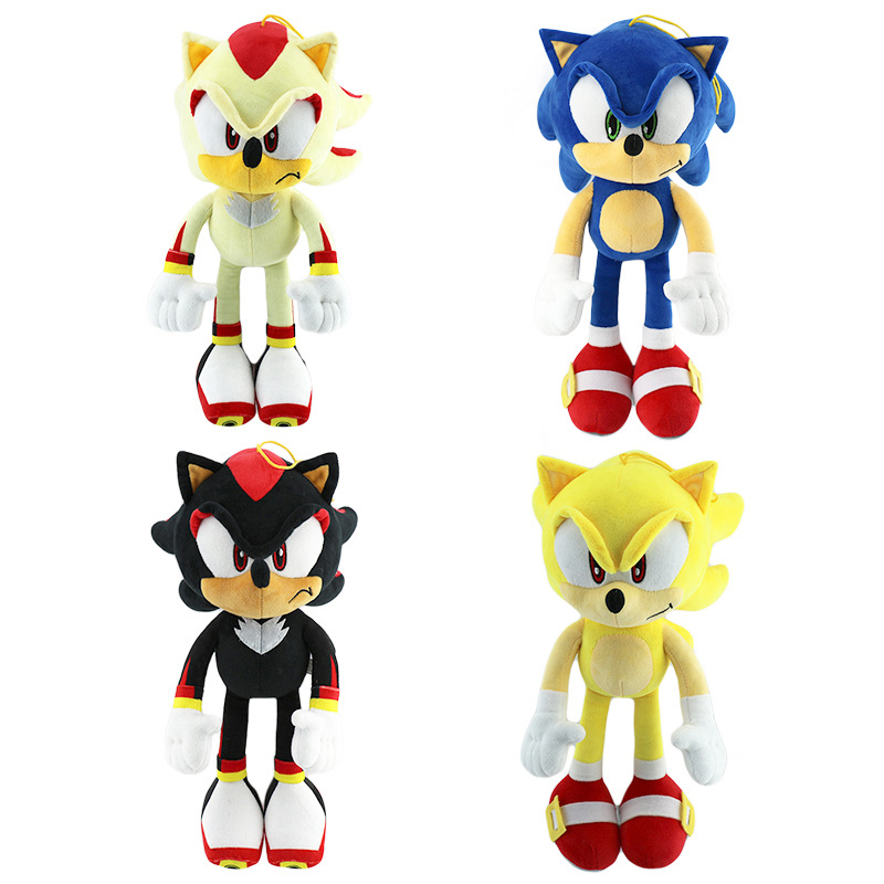 ホット 30 センチメートル高品質ソニックぬいぐるみハリネズミナックルズテールかわいい漫画ソフトぬいぐるみ誕生日ギフト子供のための