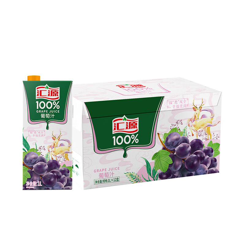 中国本土原産 恵源100％濃縮果汁 1L*6箱 毎日の食事にヘルシー 賞味期限12月