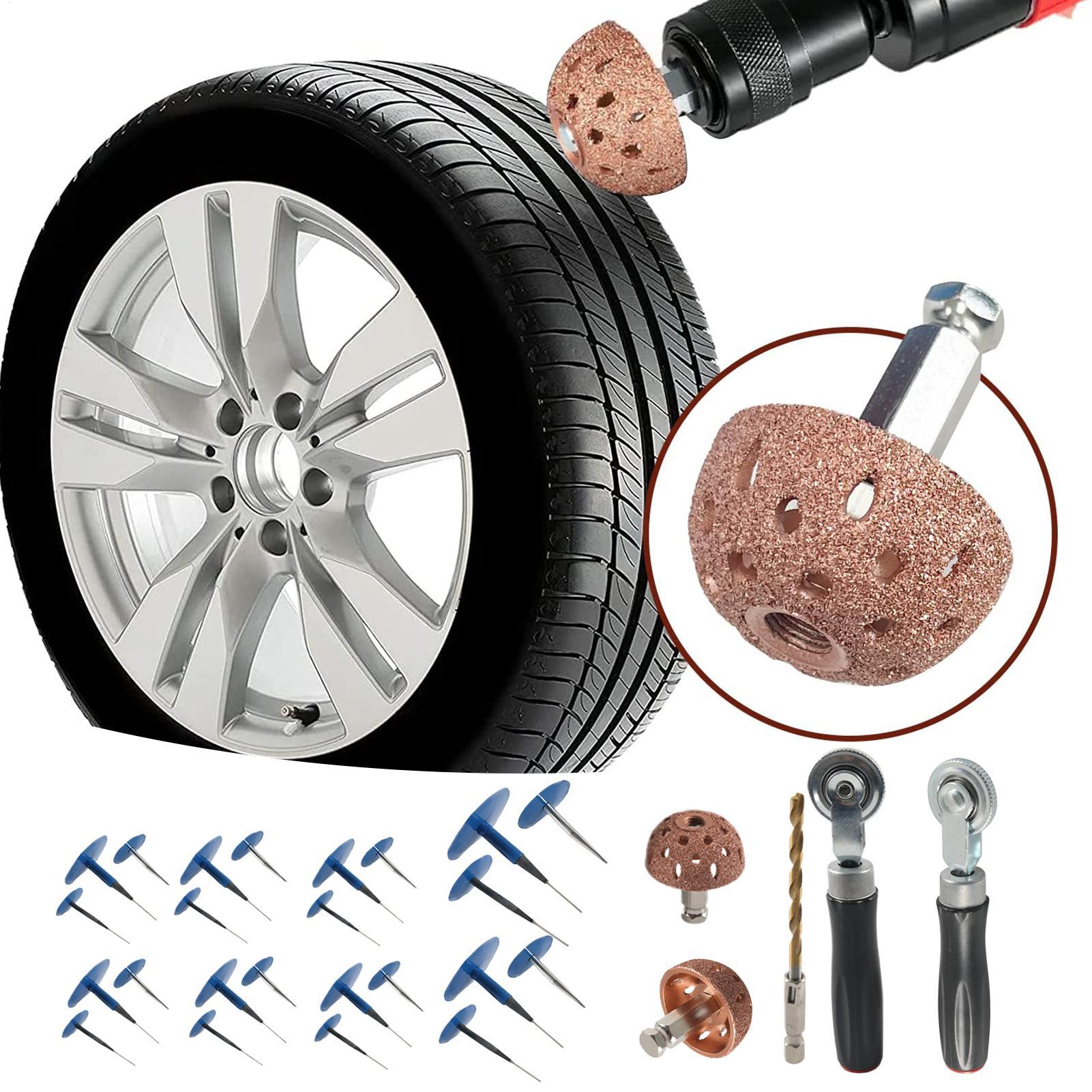 27 個/2 個車のタイヤキノコプラグキットタイヤパッチローラーキノコ型プラグパッチ自動チューブレスタイヤパンク修理キット