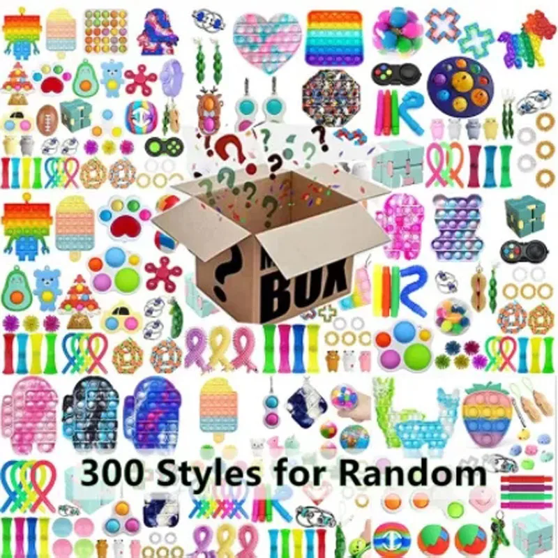 6-50 個ランダムそわそわおもちゃミステリーギフトパックサプライズボックス 300 種類そわそわセット抗ストレスリリーフおもちゃ大人用