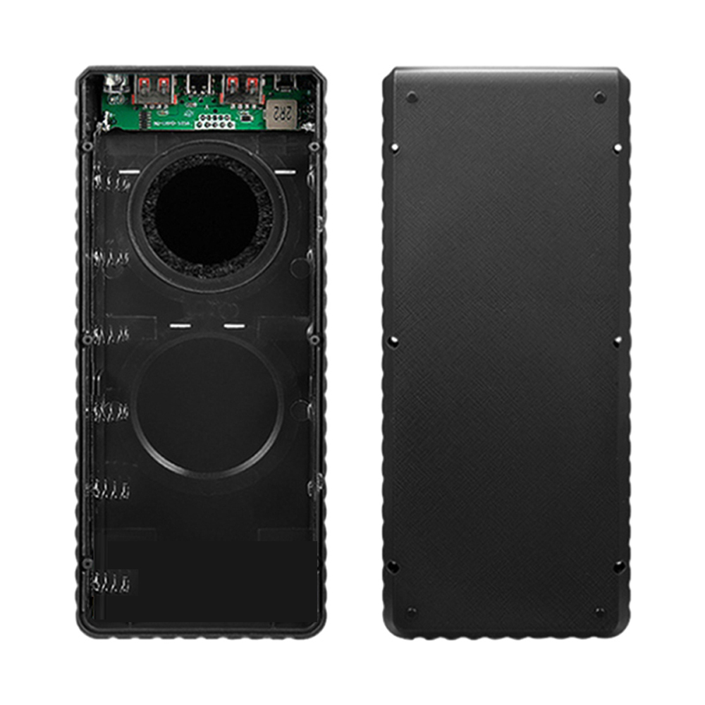 22.5 ワット高速充電パワーバンクボックス 6*26650 バッテリーボックスサポート PD2.0/3.0 入力/出力 QC2.0/3.0 出力 Diy パワーバンクボックス