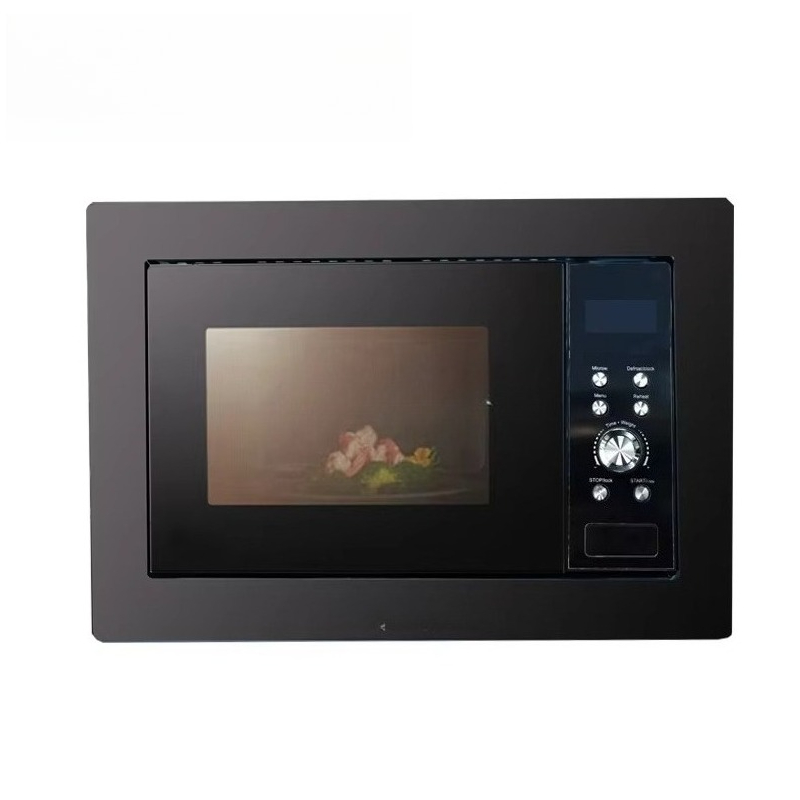 家庭用キッチン家電 電気電子レンジ ビルトインオーブン 23L 解凍機能・タイマー機能付き 多機能
