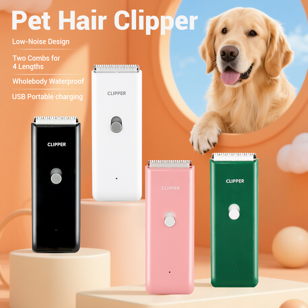 犬のバリカン電動ペットの毛トリマー低ノイズシェーバー犬猫用コードレス充電式プロのペットグルーミングツール