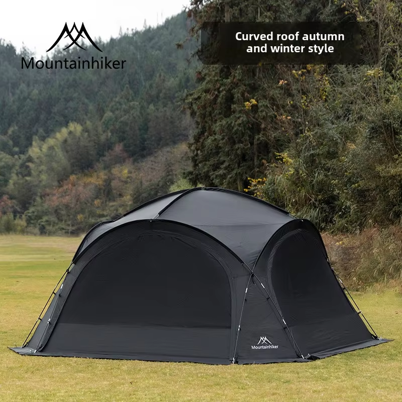 MOUNTAINHIKER ドームテント 5/8 屋外キャンプ車大型シェーディングシェーディングファミリー四季防水防蚊ネット機器