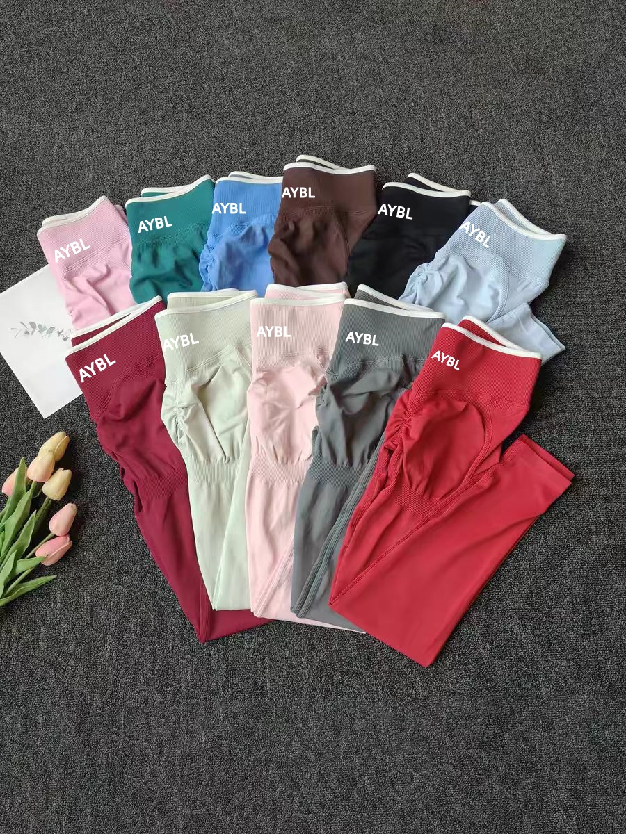 女性の通気性フィットネスレギンス、高品質ヨガパンツ、高弾性サイクリングパンツ