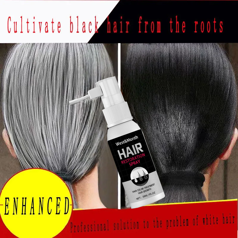 White To Black Gray White Hair Serum Natural Color Repair Nourishessence Anti-gray Care For Men Women *5&JI^