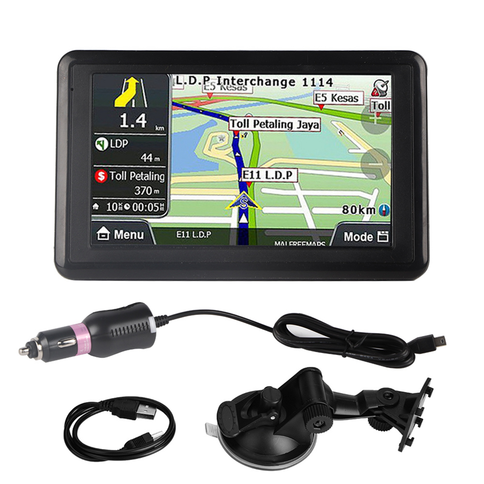ユニバーサル 5 インチ タッチ スクリーン カーナビゲーター GPS ナビゲーション DDR256M 8G MP3 FM ヨーロッパ地図 Q5 1 自動車エレクトロニクス